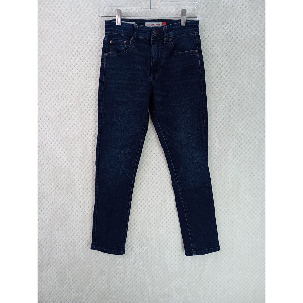 Lucky Brand Boys 10 Classic Straight Leg Dark Wash Jeans